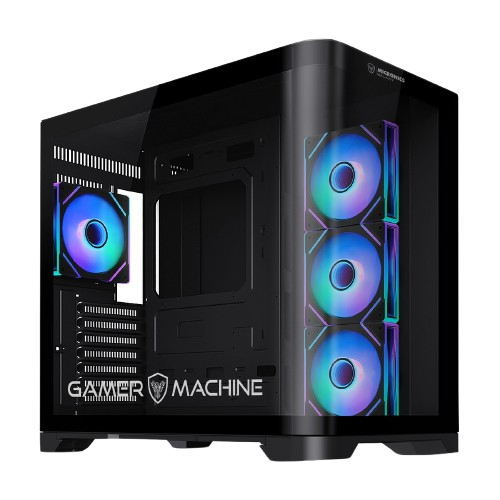CASE GAMER, MICRONICS GAMING ATX GALAXY MIC FC1034W 4FAN ARGB BLACK