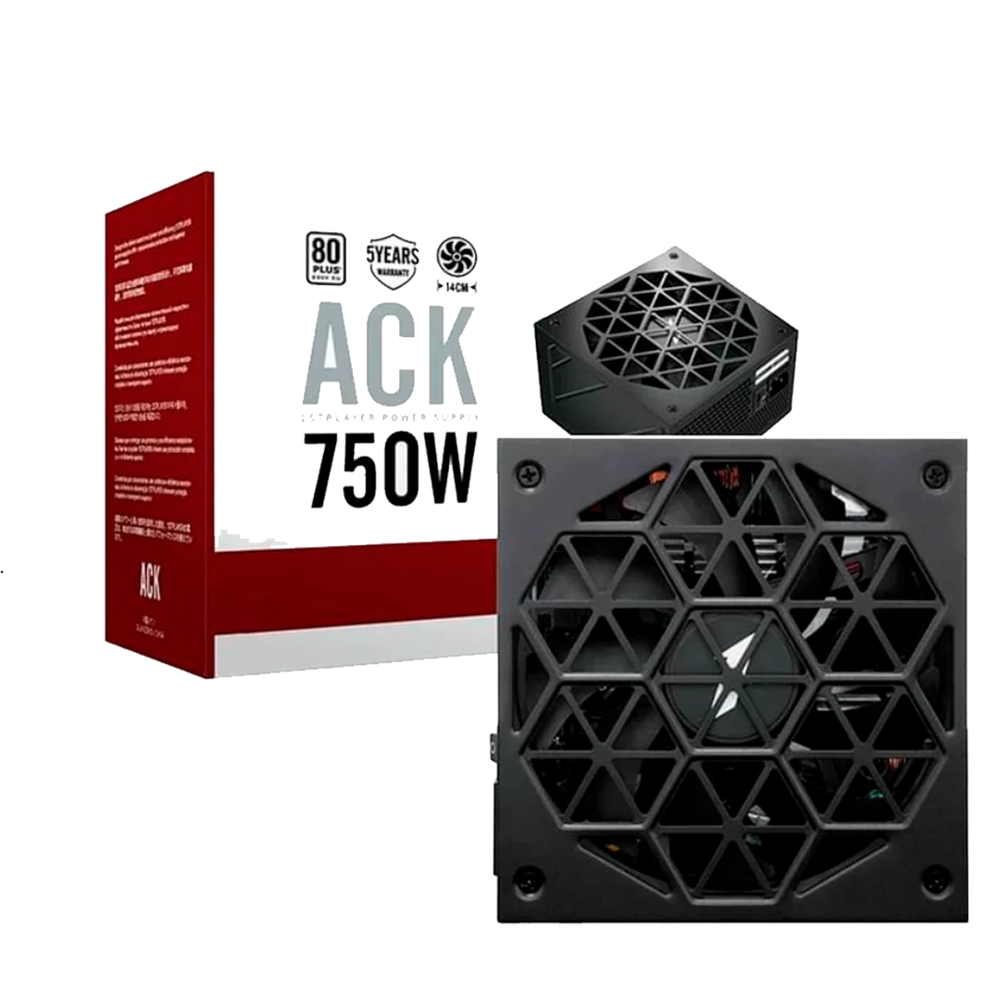 FUENTE DE PODER 1ST PLAYER ACK HA-750AC2 750W 80 PLUS WHITE