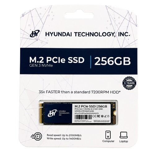 SSD HYUNDAI M.2 256GB GEN 3X4 NVME