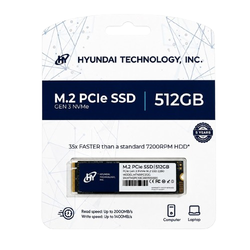 SSD HYUNDAI M.2 512GB GEN 3X4 NVME
