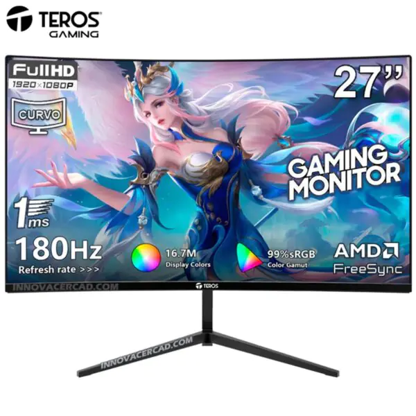 MONITOR TEROS  2787G FHD 180HZ 180HZ 1MS CURVO
